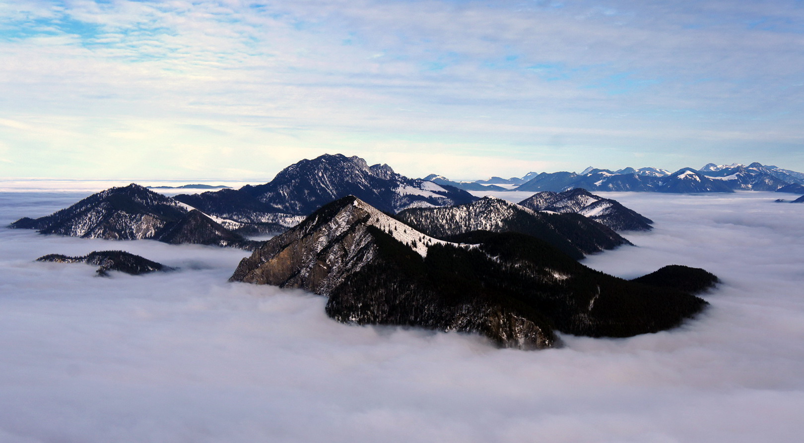 Über dem Nebel ist die Welt noch .....