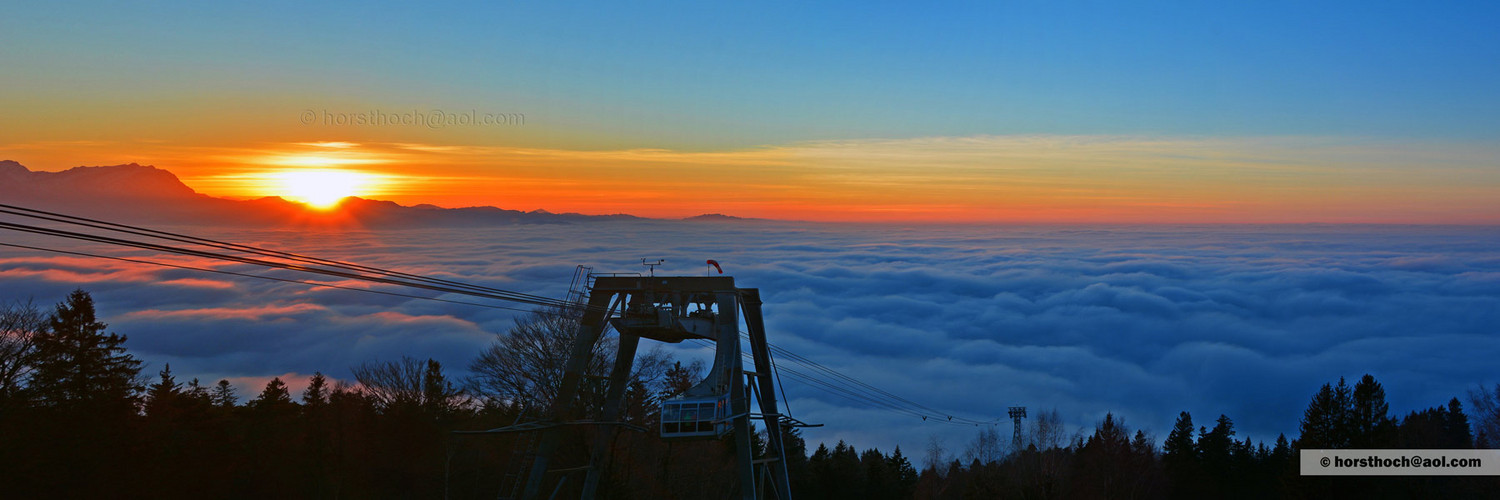 über dem Nebelmeer