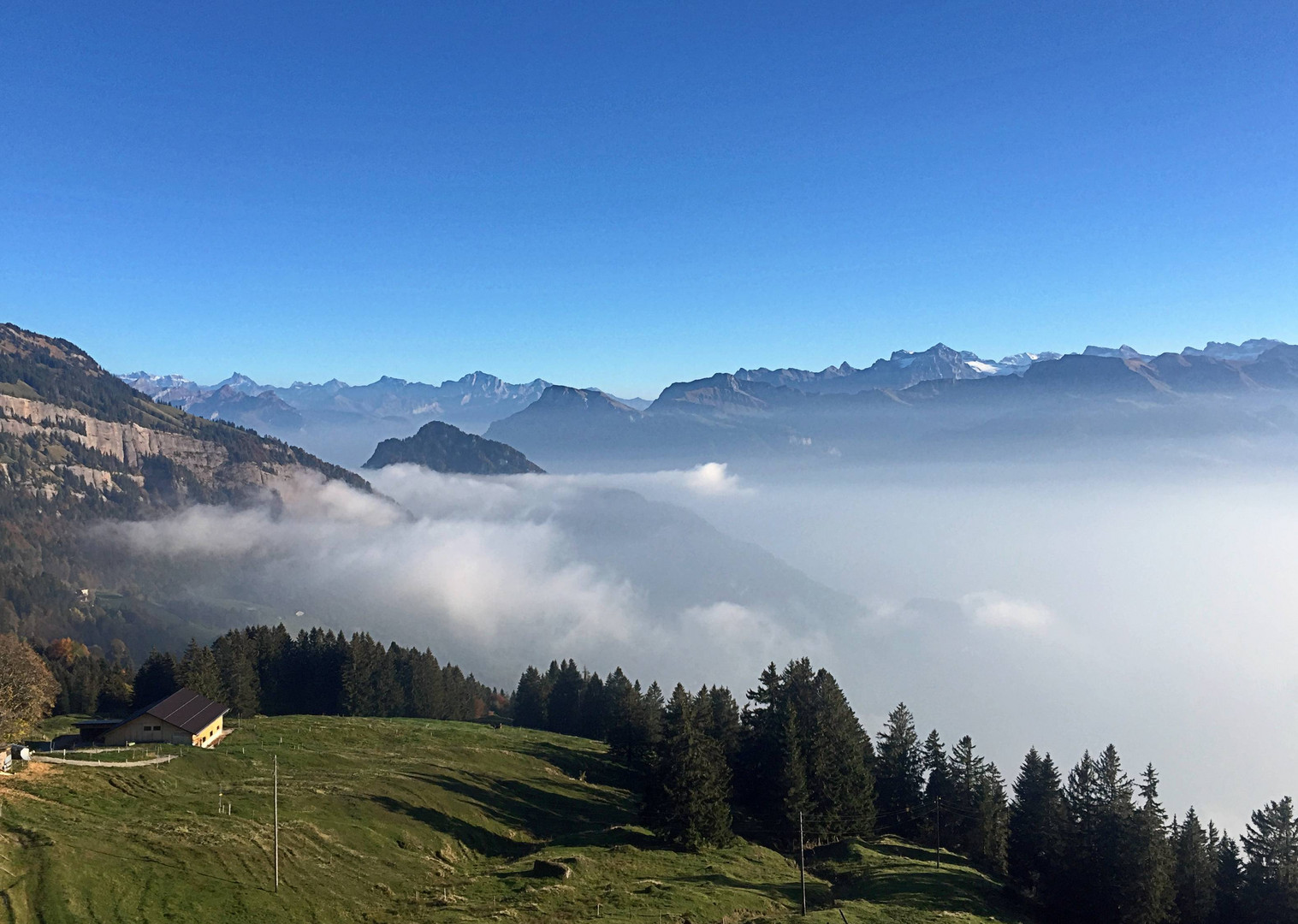 Über dem Nebelmeer ...