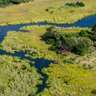 über dem Okavango Delta