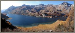 Über dem Silsersee... wenige Tage vor Wintereinbruch...