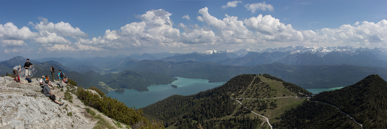 über dem Walchensee