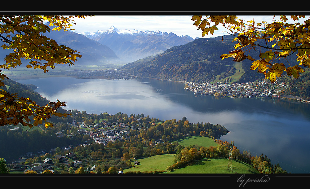 Über dem Zellersee im Oktober