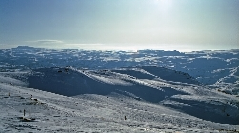 über den Bergen in Norwegen