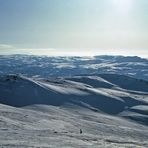 über den Bergen in Norwegen