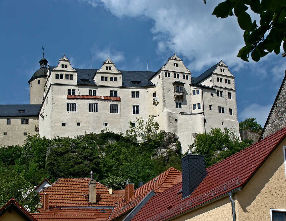 Über den Dächer.....Burg Ranis / Thüringen