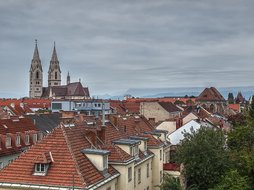 Über den Dächern der Stadt