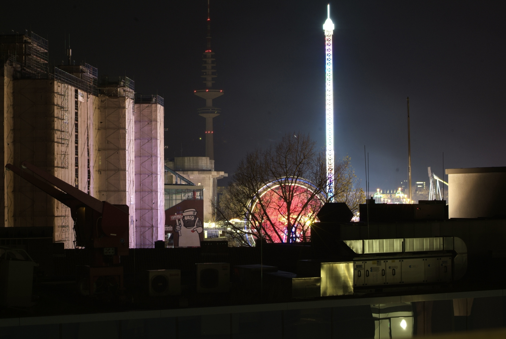 Über den Dächern des Hamburger Dome