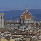 über den Dächern herausragender Dom, Florenz
