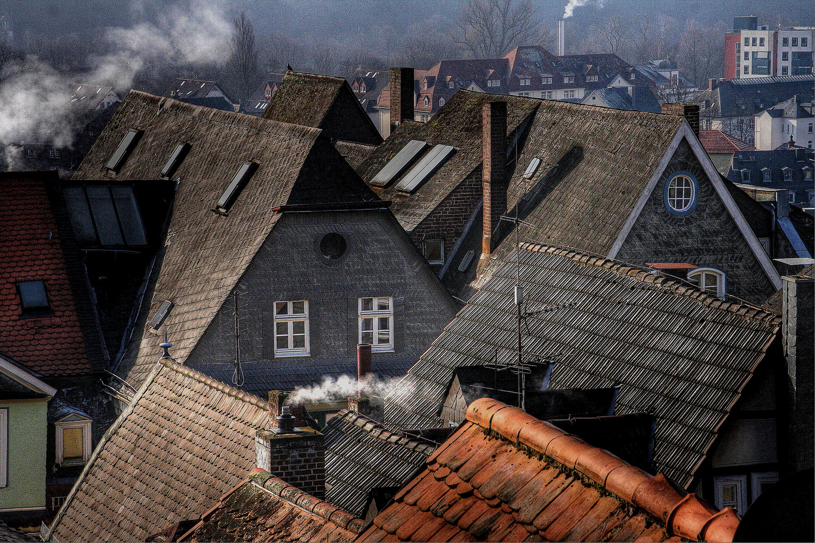 Über den Dächern Marburgs