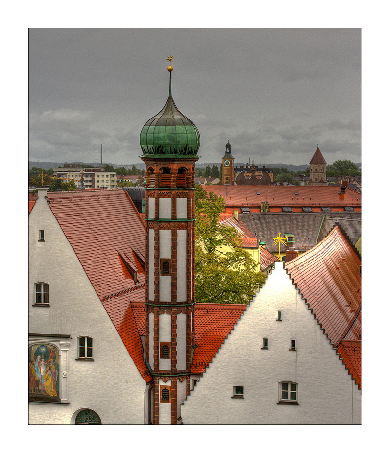 Über den Dächern von Augsburg