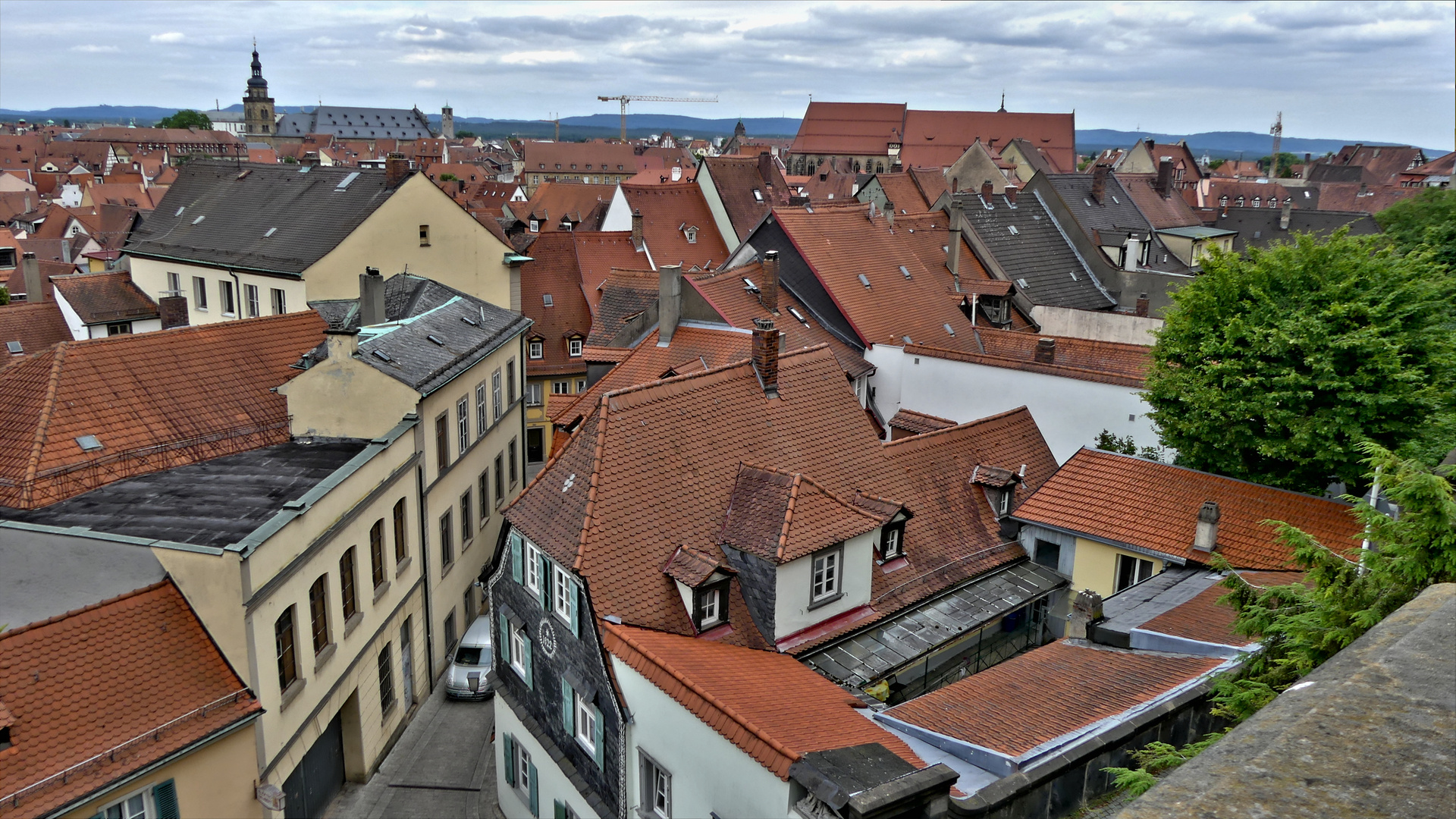 Über den Dächern von Bamberg....