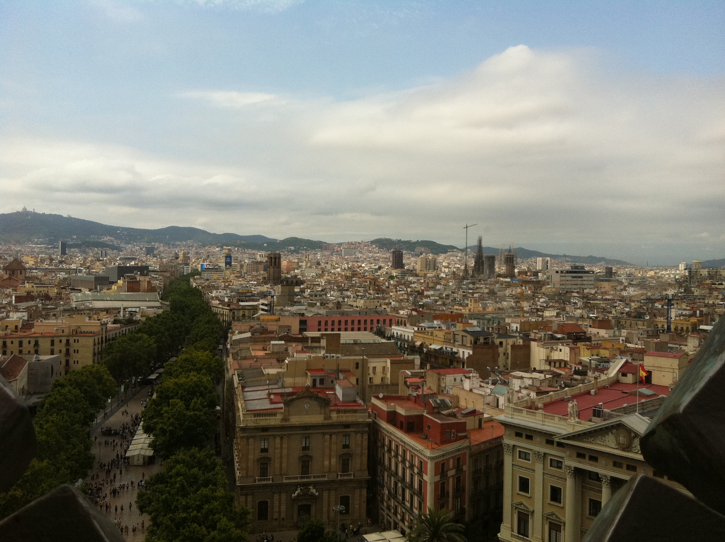Über den Dächern von Barcelona