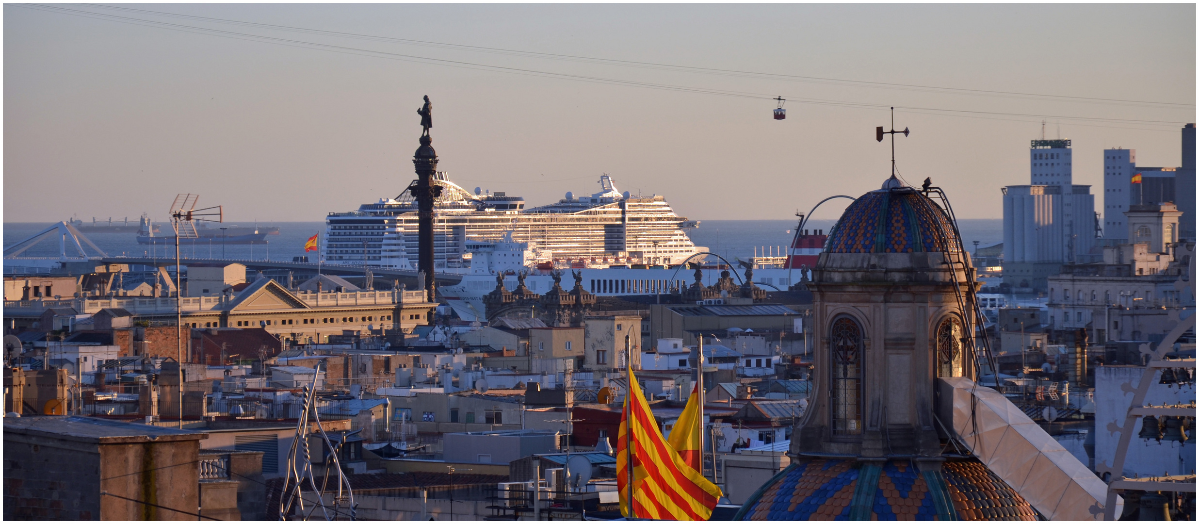 ...über den Dächern von Barcelona