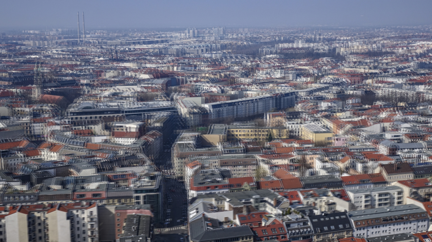 Über den Dächern von Berlin (3D)