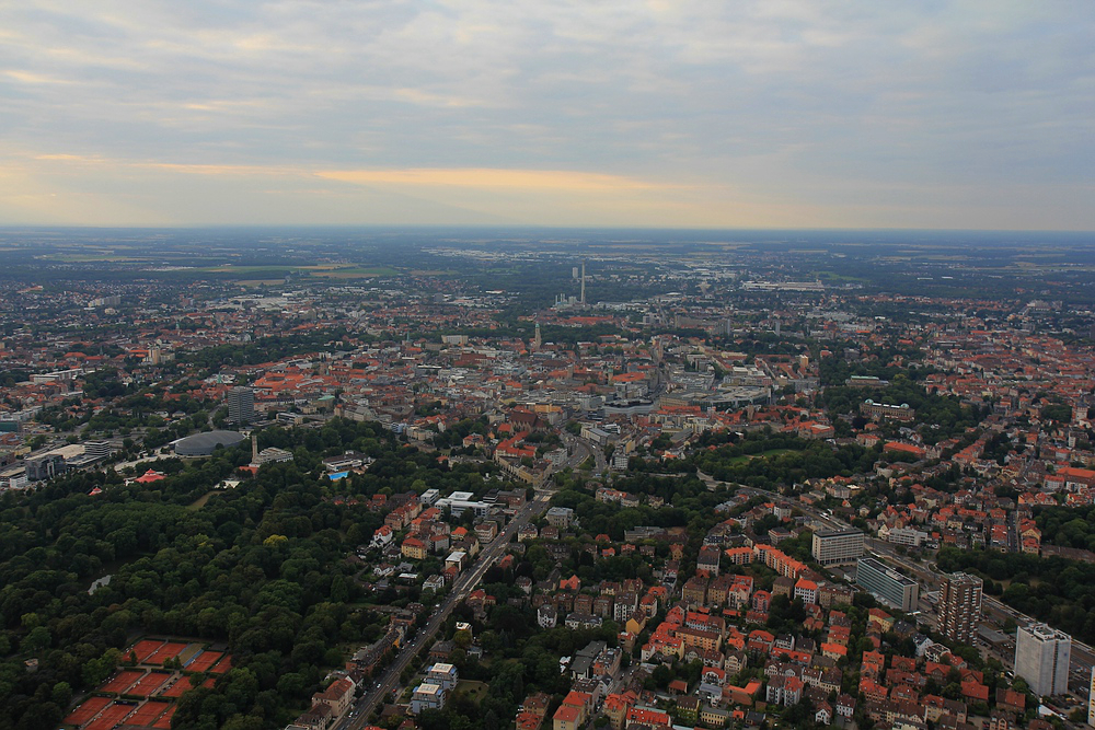 Über den Dächern von Braunschweig