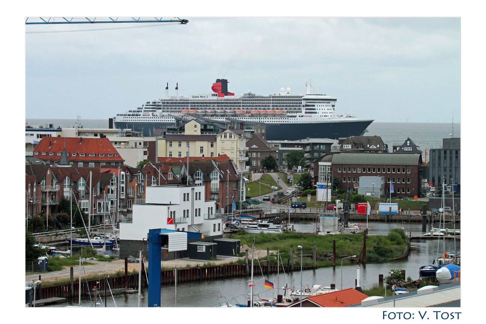 Über den Dächern von Cuxhaven