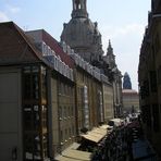 Über den Dächern von Dresden...