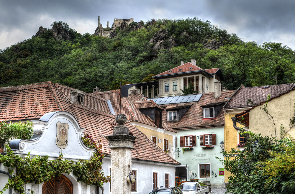 über den Dächern von Dürnstein ...