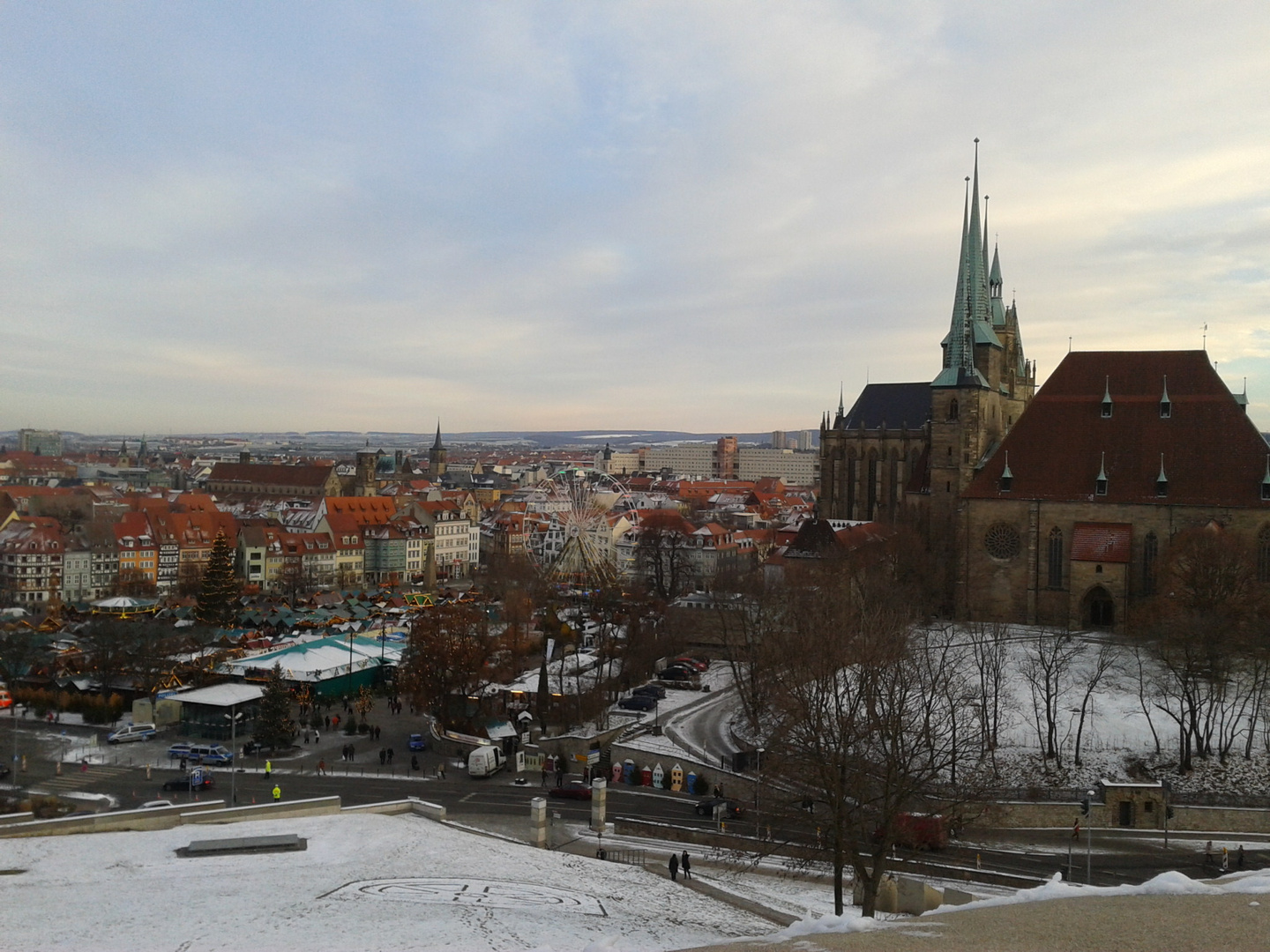 Über den Dächern von Erfurt