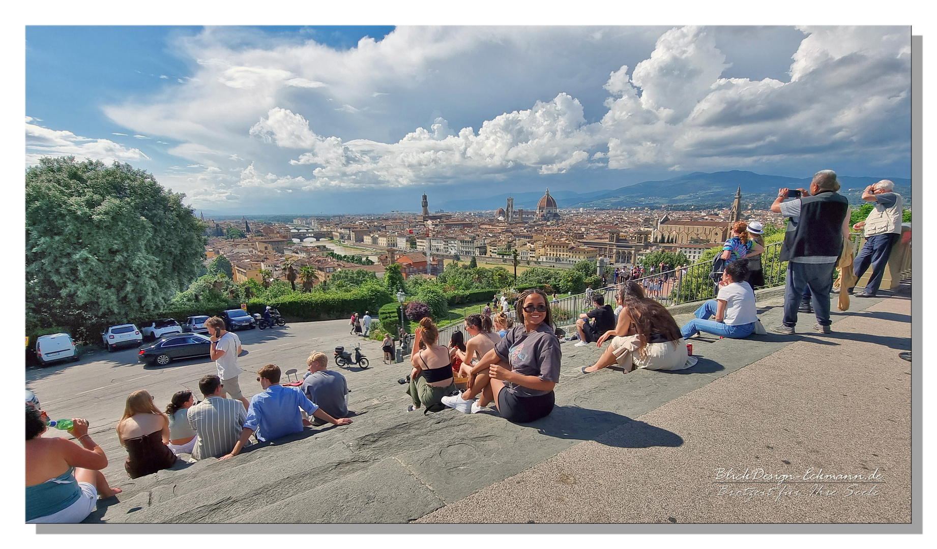 Über den Dächern von Florenz.