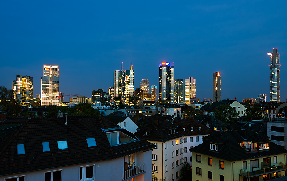 über den Dächern von Frankfurt