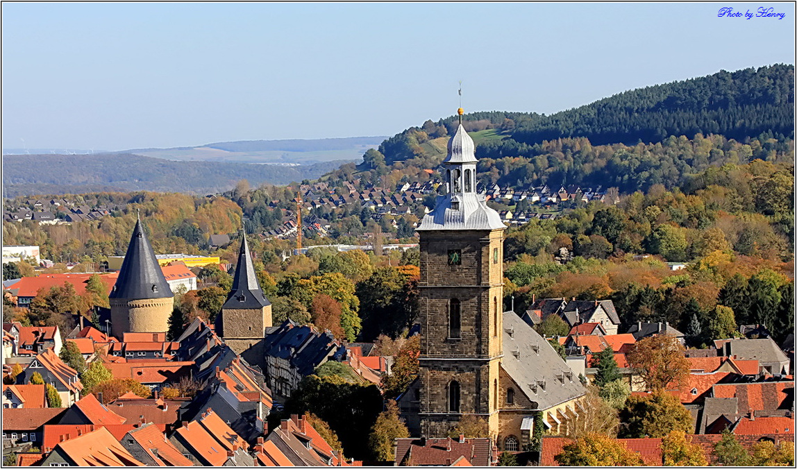 Über den Dächern von Goslar...