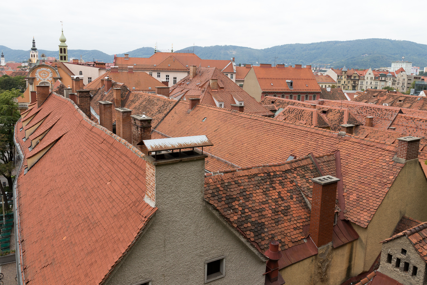 über den Dächern von Graz