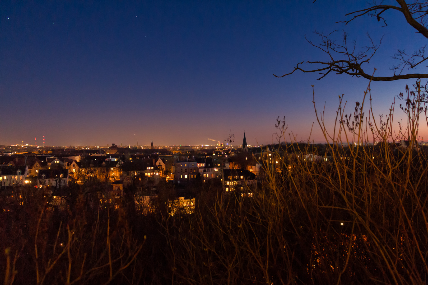 Über den Dächern von Halle