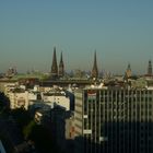 Über den Dächern von Hamburg