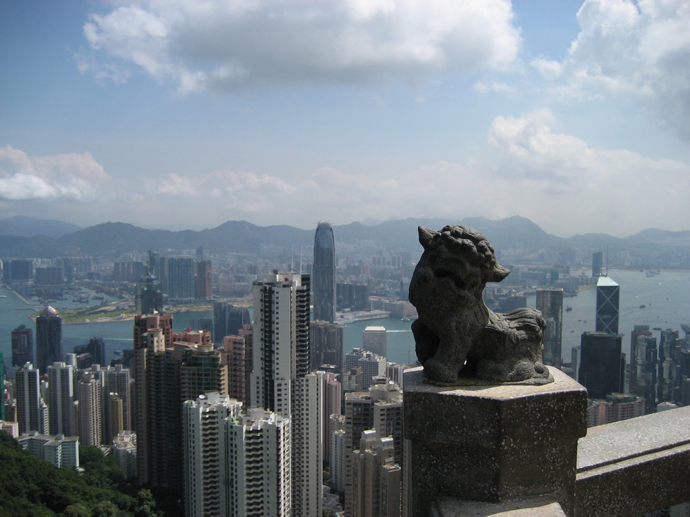 über den Dächern von Hongkong