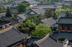 Ueber den Dächern von Jeonju Korea