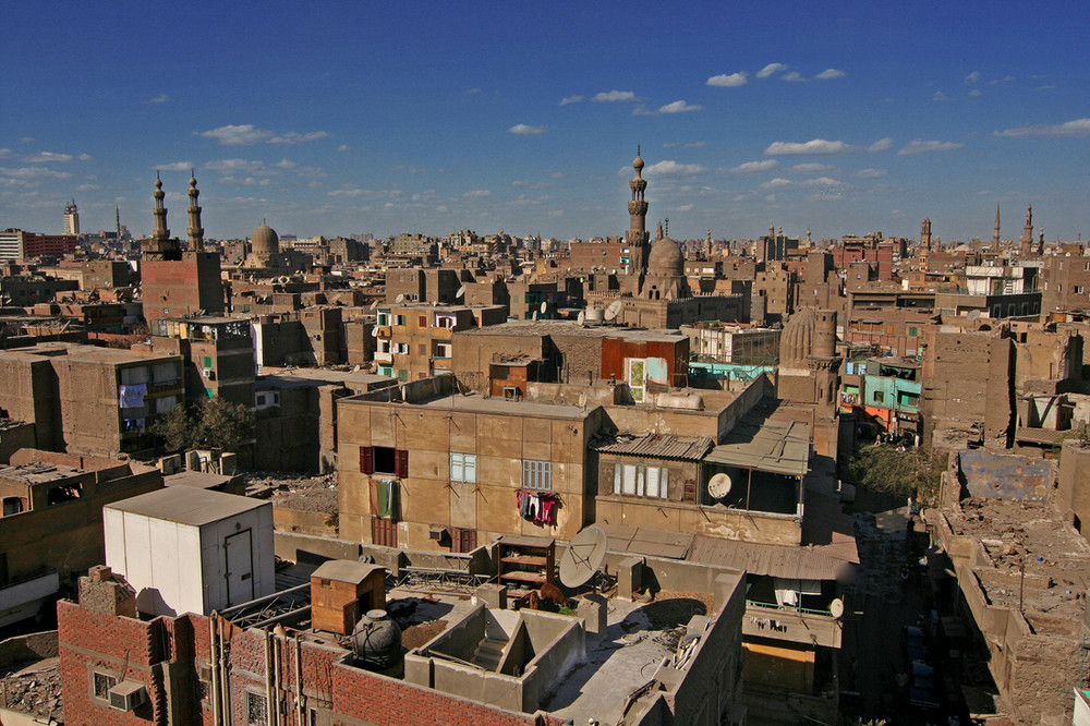 Über den Dächern von Kairo....
