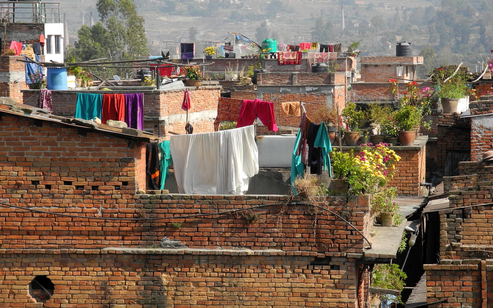 Über den Dächern von Kathmandu / Bakthapur