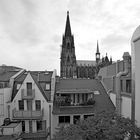 Über den Dächern von Köln diesmal in S/W