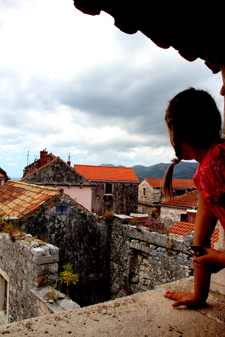 Über den Dächern von Korcula