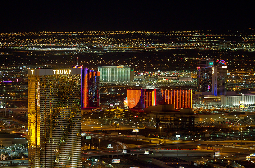 Über den Dächern von Las Vegas, HDR, Nevada, USA