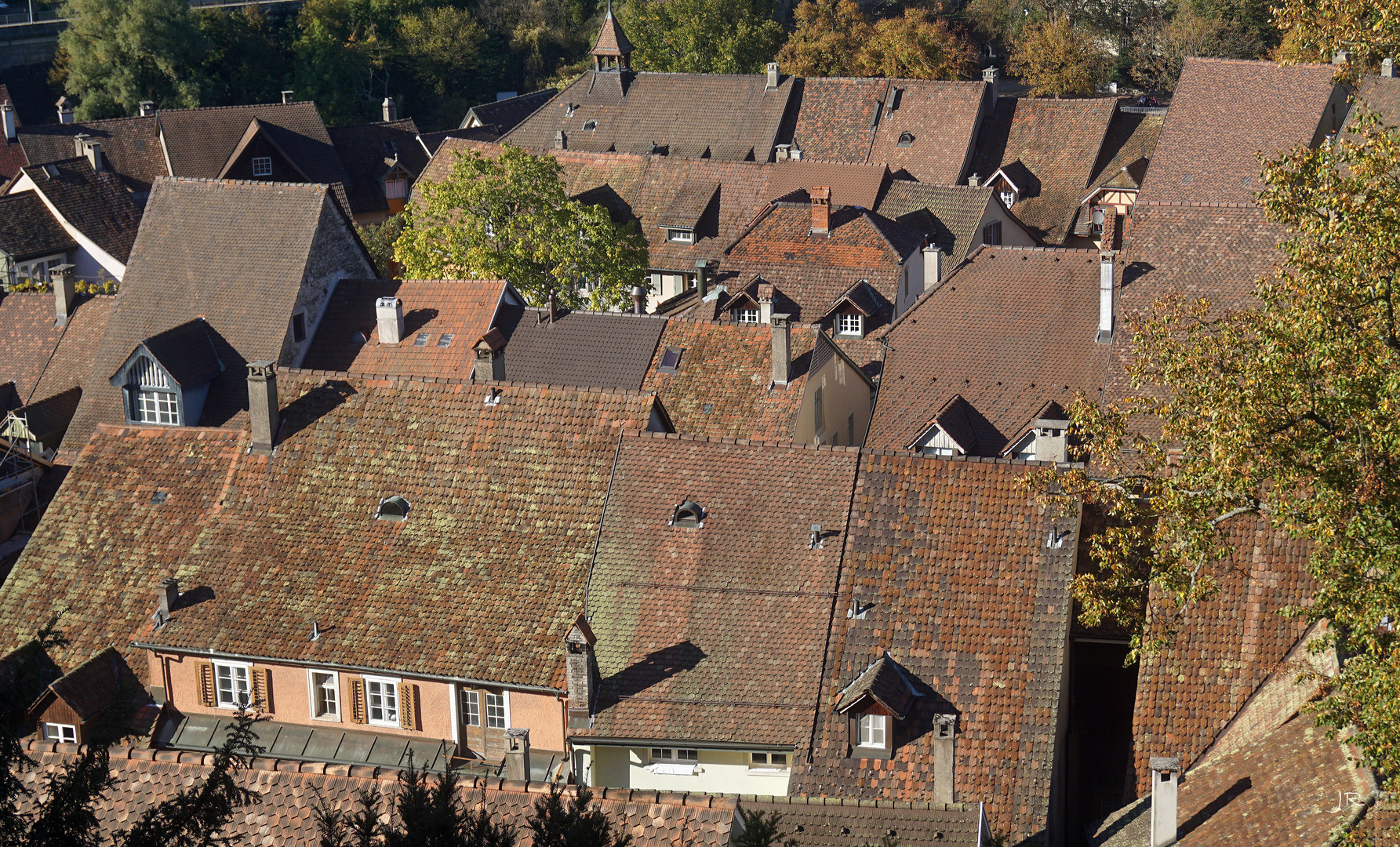 Über den Dächern von Laufenburg (Schweiz)