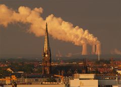 -Über den Dächern von Leipzig -