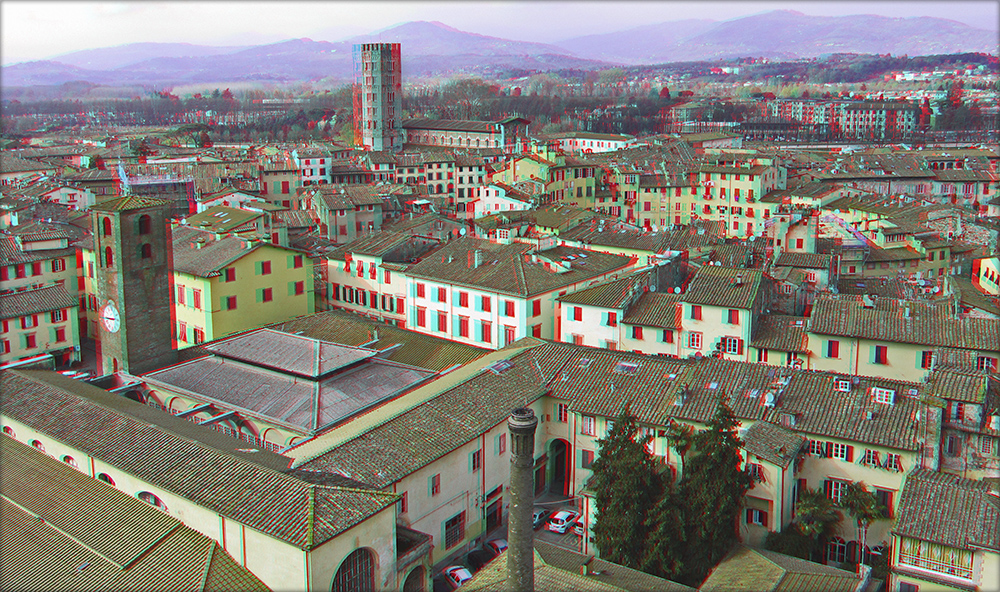 über den Dächern von Lucca 3 (3D)