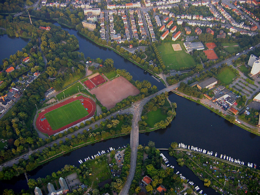 Über den Dächern von Lübeck