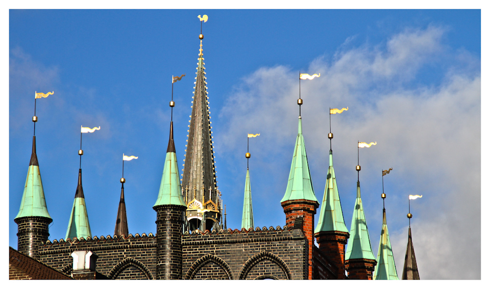 Über den Dächern von.... Lübeck