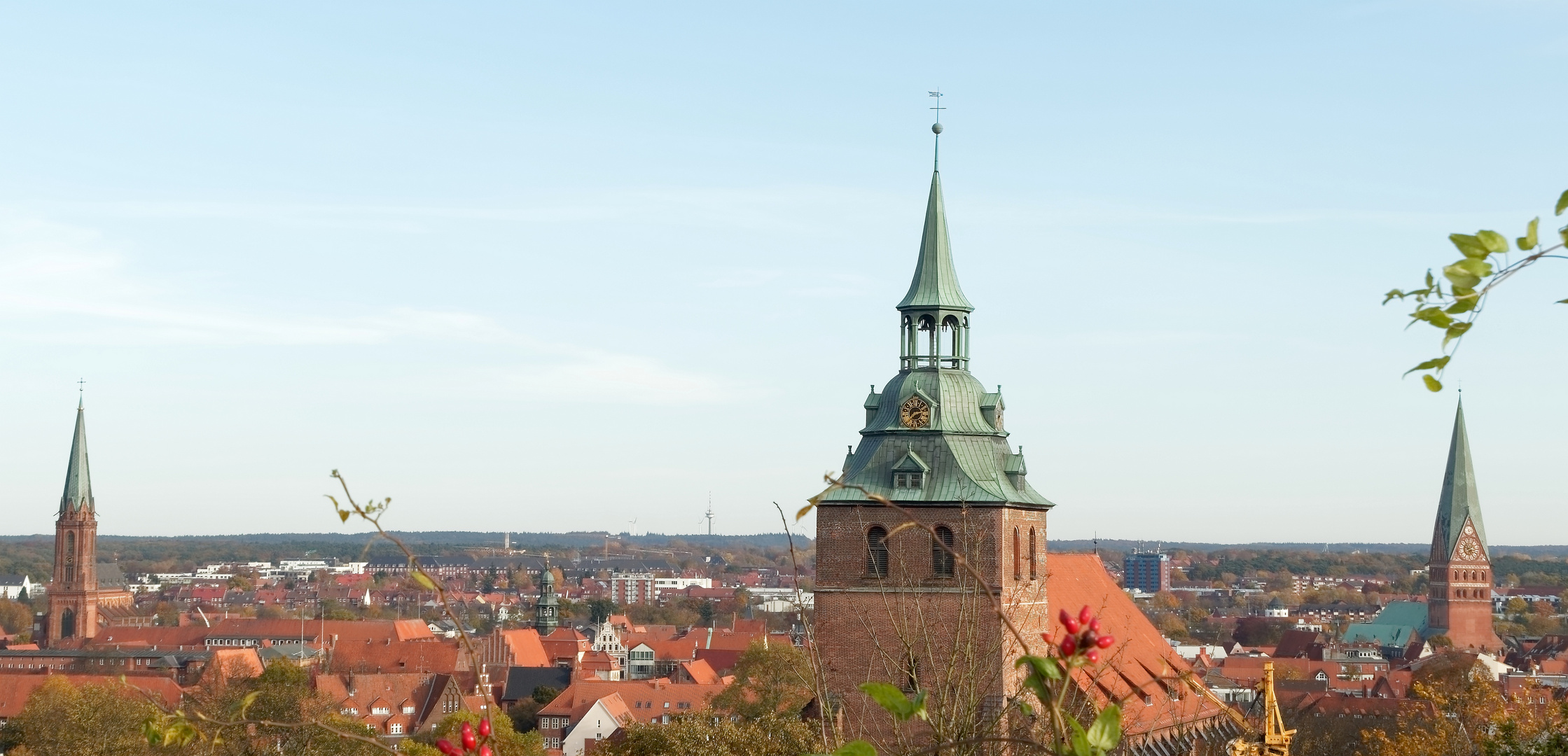 Über den Dächern von Lüneburg - bearbeitet