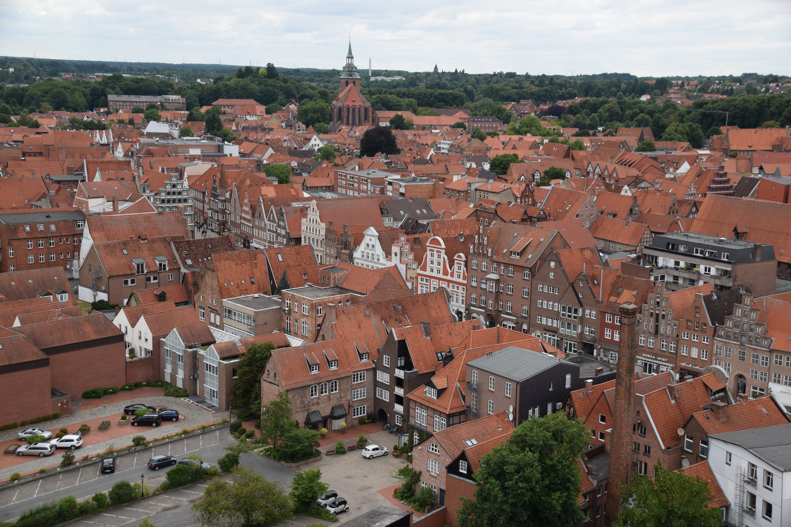 Über den Dächern von Lüneburg