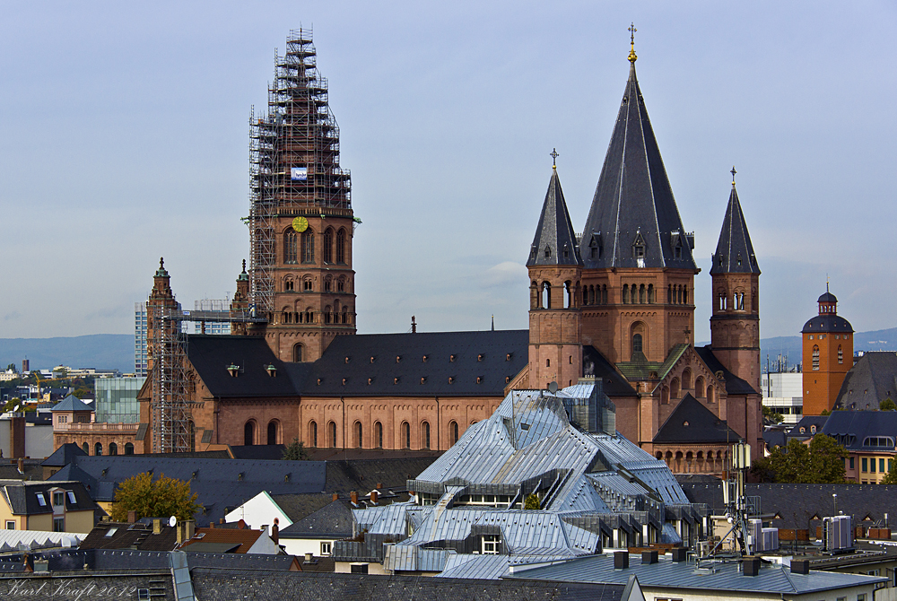 Über den Dächern von Mainz