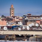 über den Dächern von Marrakesch/Marokko