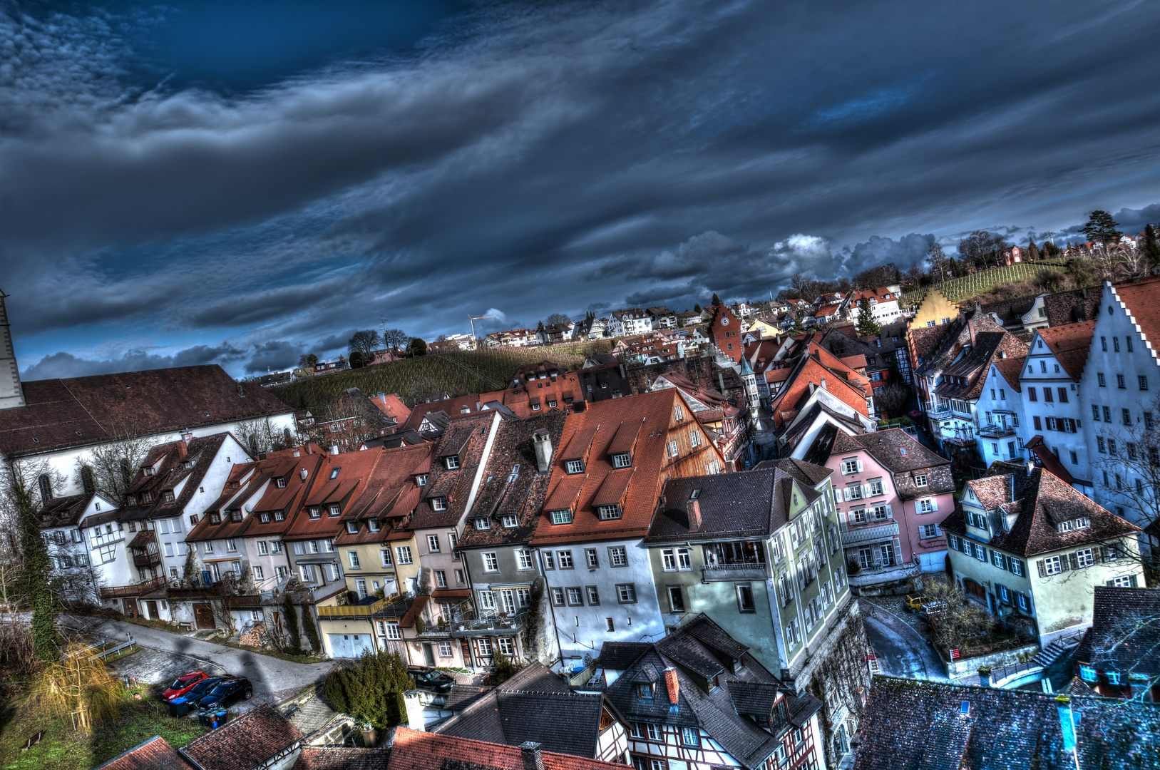 ...über den Dächern von Meersburg am Bodensee