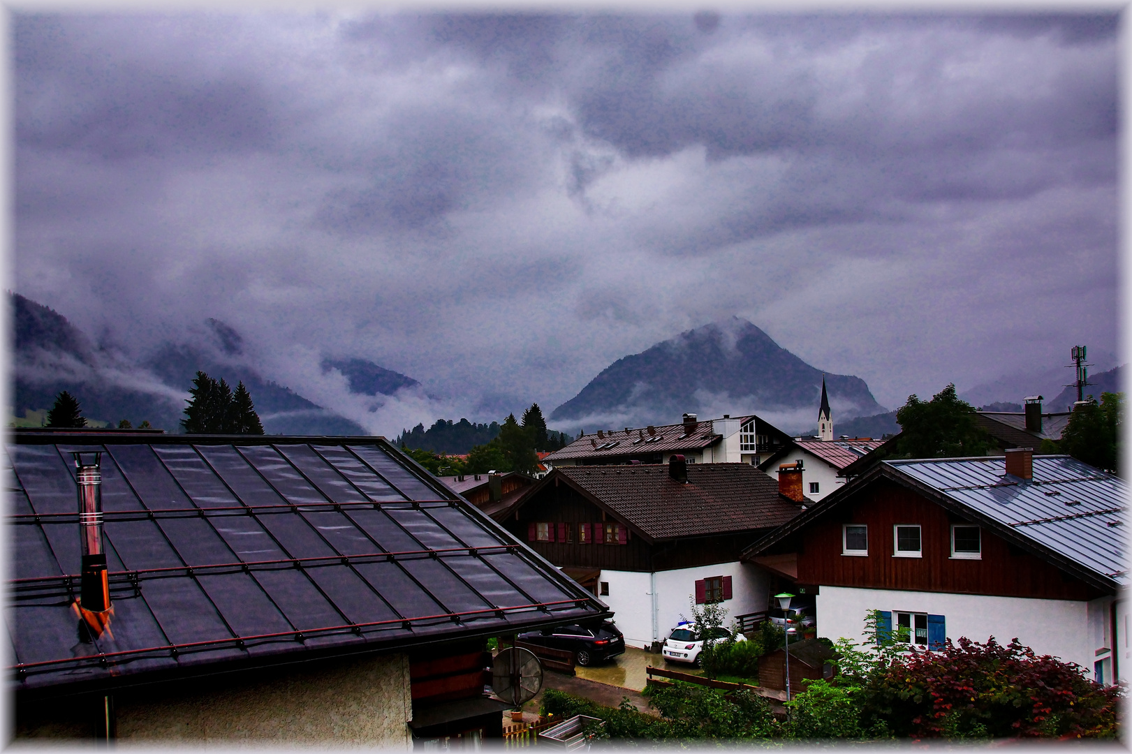 Über den Dächern von Oberstdorf