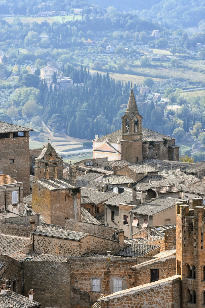 Über den Dächern von Orvieto 