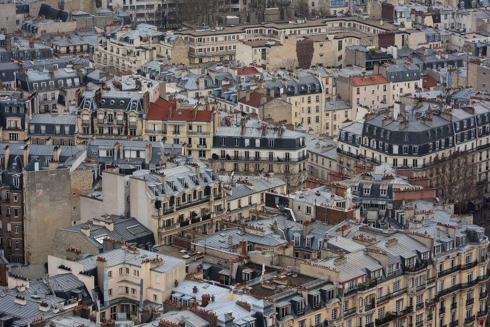 Über den Dächern von Paris